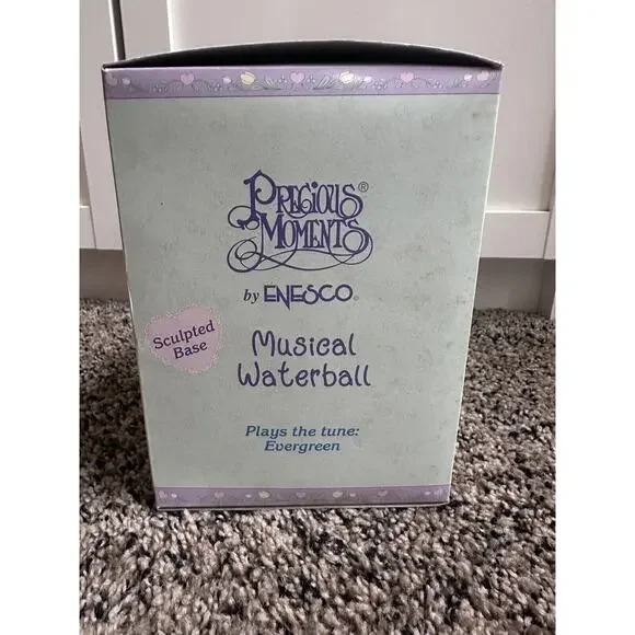 Precious Moments Musical Snowglobe "All Things Grow With Love" Plays EVERGREEN - Picture 12 of 12